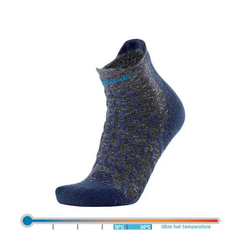 Therm-ic Trekking UltraCool Linen Ankle Grey/Navy