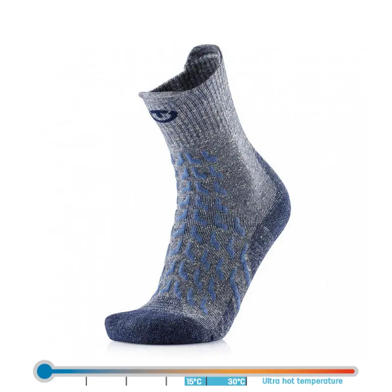 Therm-ic Trekking UltraCool Linen Crew Lady Grey/Blue