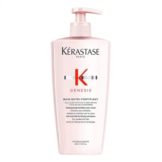 Kérastase Genesis Bain Nutri-Fortifiant Shampoo krémový posilňujúci šampón pre slabé vlasy 500 ml