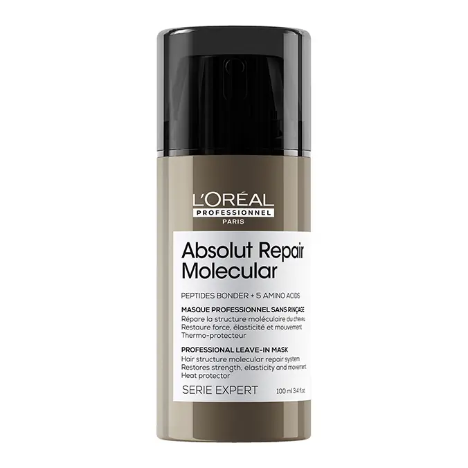 L'Oréal Professionnel Absolut Repair Molecular leave-in mask 100 ml – bezoplachová maska pro poškozené vlasy