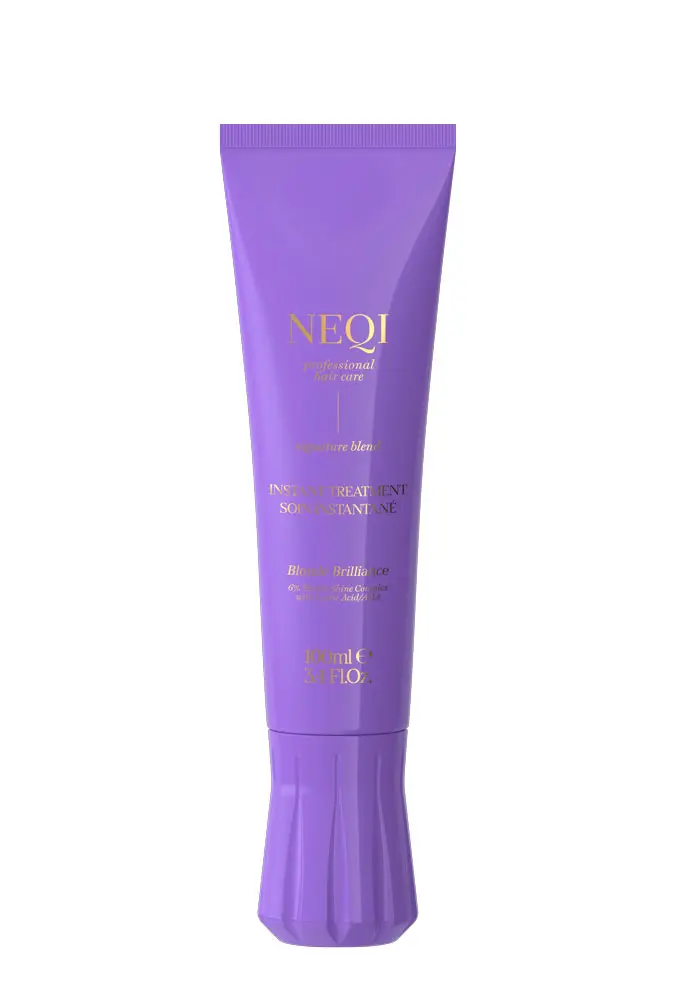 Intenzivní kúra pro rozjasnění blond vlasů Neqi Instant Treatment Blonde Brilliance - 100 ml + dárek zdarma
