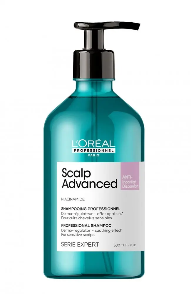L’Oréal Professionnel Scalp Advanced Anti-discomfort Dermo Regulator shampoo 500 ml – šampon pro zklidnění citlivé pokožky hlavy