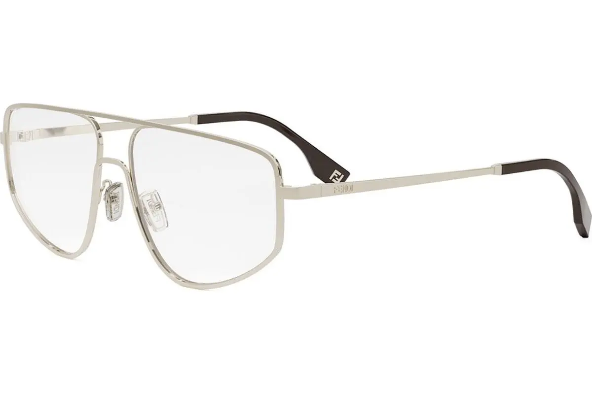 FENDI Travel Yellow Pilot Eyeglasses - ONE SIZE (58)