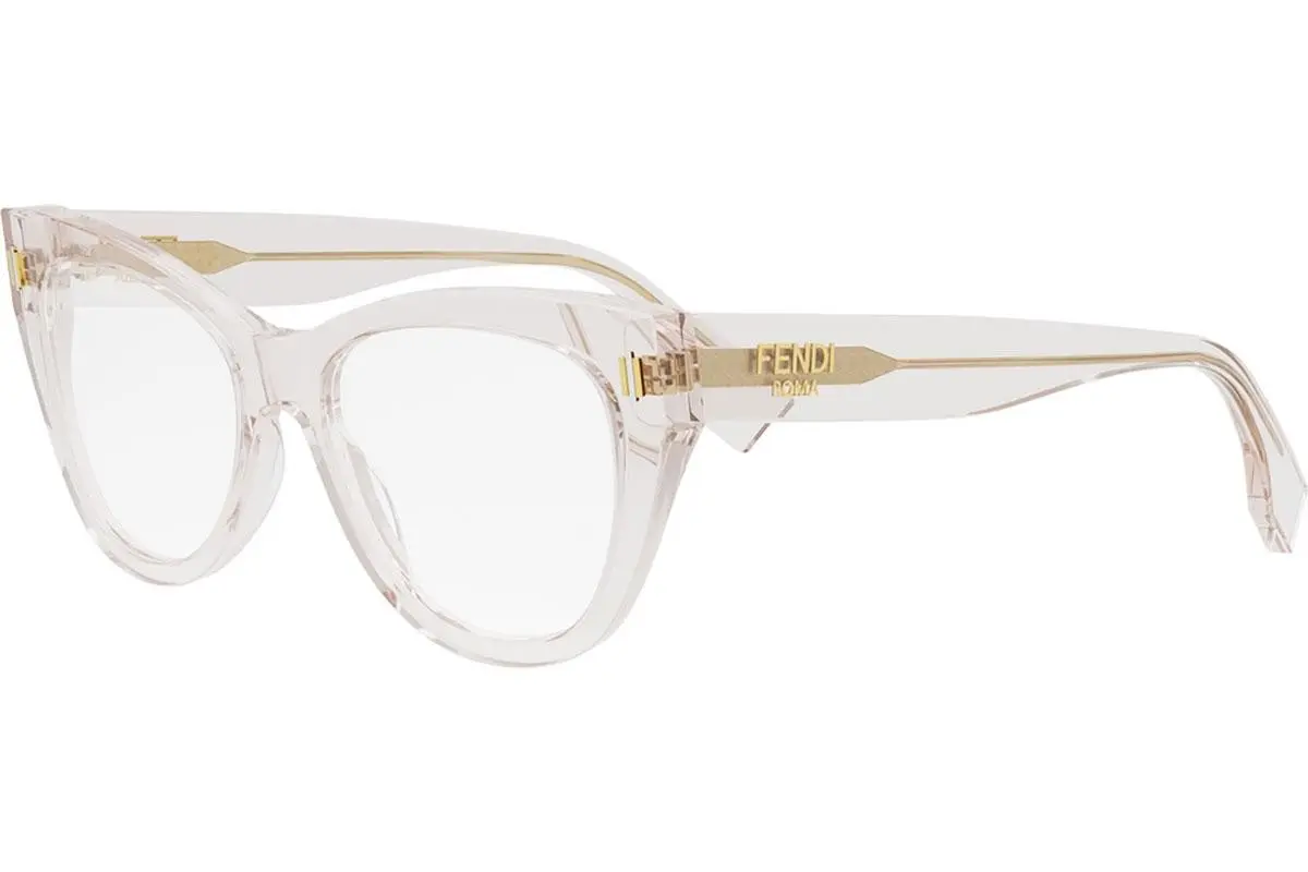 FENDI Roma Rose Round Eyeglasses - ONE SIZE (53)