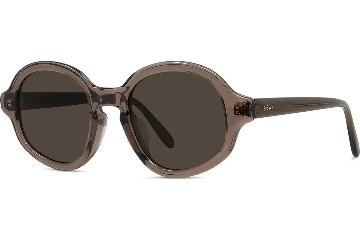 Loewe Slim Brown Round Sunglasses - ONE SIZE (50)