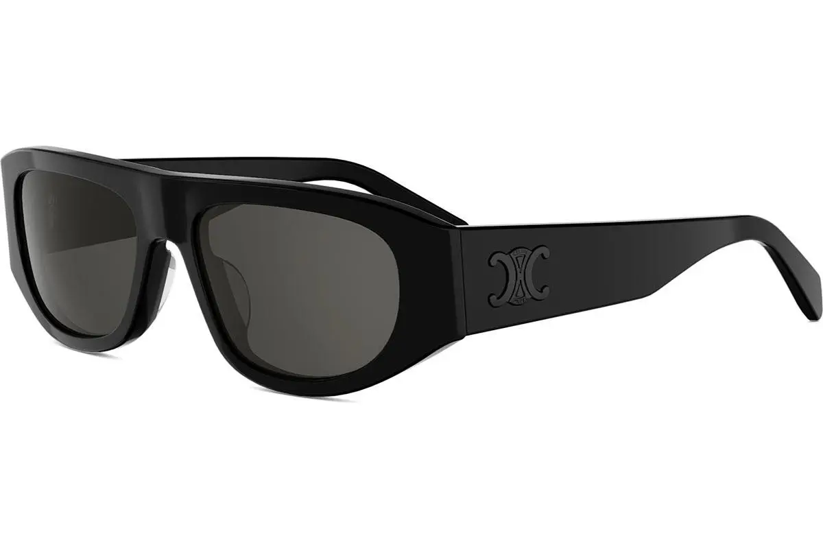 Celine Triomphe Black Geometric Sunglasses - ONE SIZE (55)