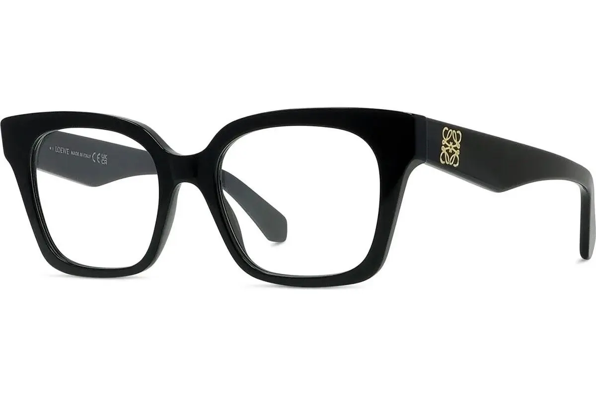 Loewe Anagram Anagram Black Geometric Eyeglasses - ONE SIZE (51)