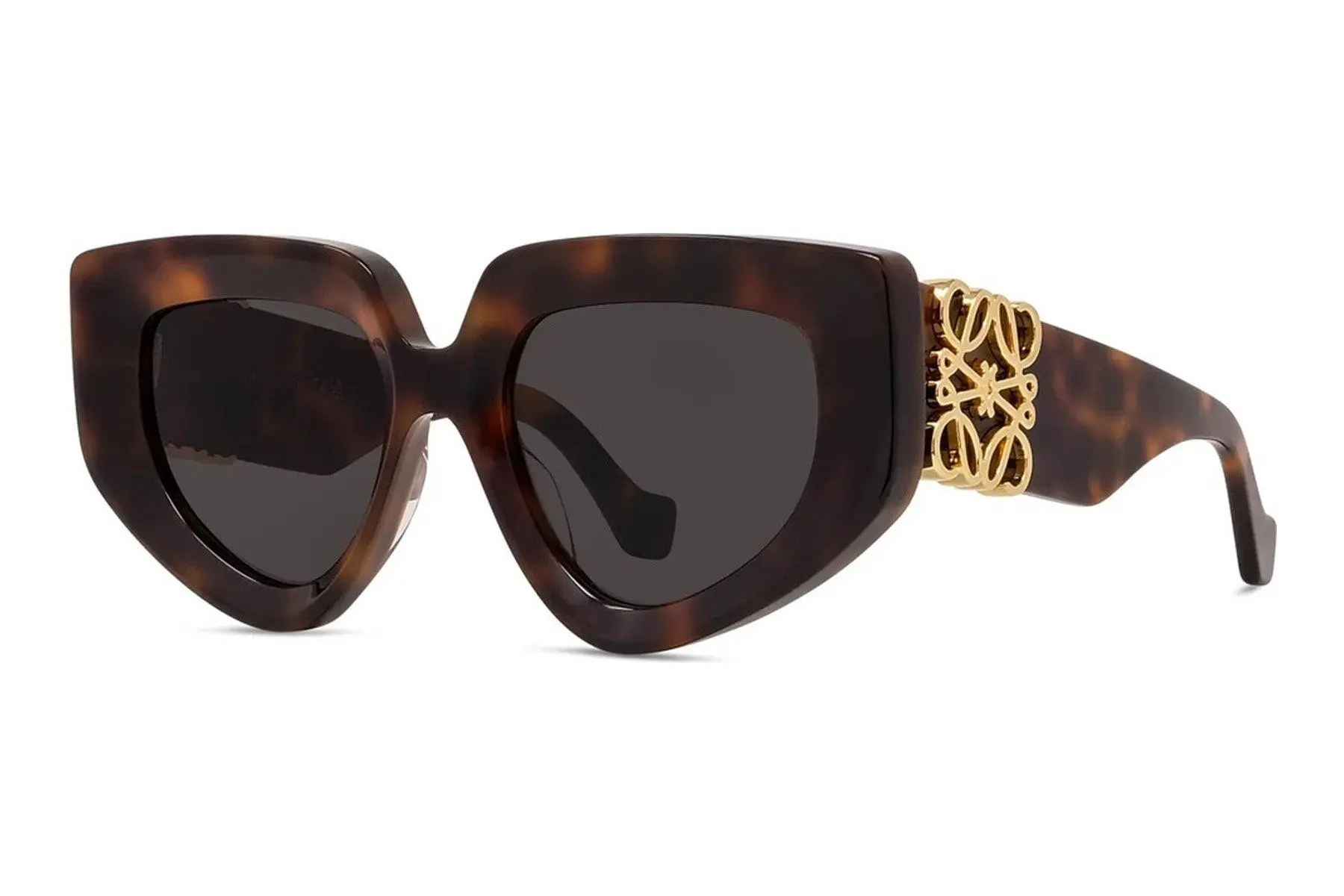 Loewe Anagram Havana Geometric Sunglasses - ONE SIZE (51)