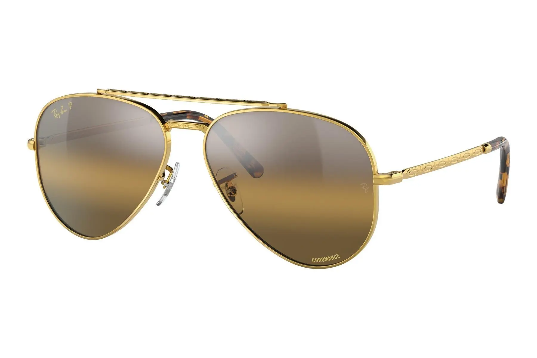 Ray-Ban New Aviator Chromance Collection RB3625 9196G5 Polarized - M (58)