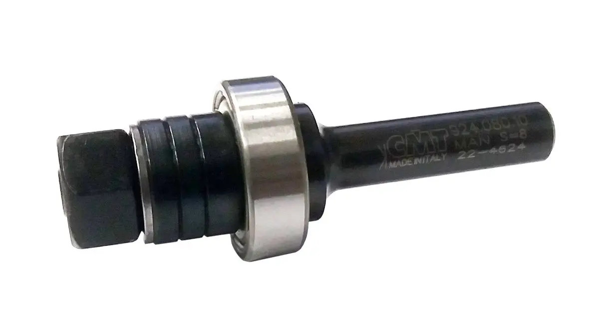 CMT Orange Tools CMT / Trn pro talířové frézy – upnutí matkou s ložiskem / stopka Ø6,8,12 mm Varianta frézy: stopka Ø