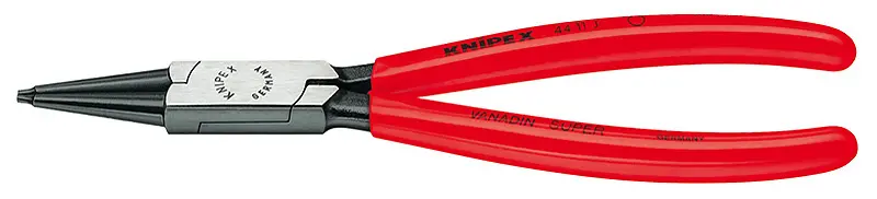 Kleště na pojistné kroužky 320 mm, vnitřní rovné. Knipex - 44 11 J4 - DIN 5265 C. Leštěno, potaženo plastem 44 11 J4