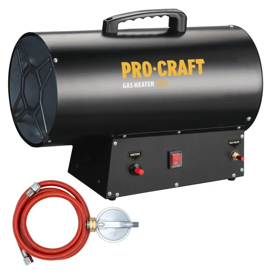Procraft H33 - plynové horkovzdušné topidlo