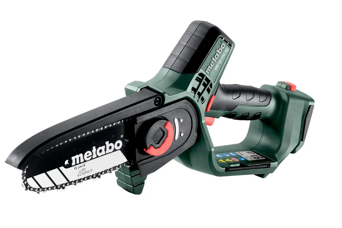 Metabo - 18V AKU prořezávací řetězová pila 15 cm, bez baterie a nabíječky 600856850