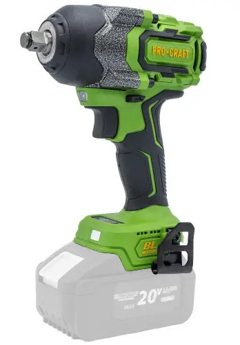 Procraft PWA36bb 20V - akumulátorový rázový utahovák (bez akumulátoru a nabíječky)