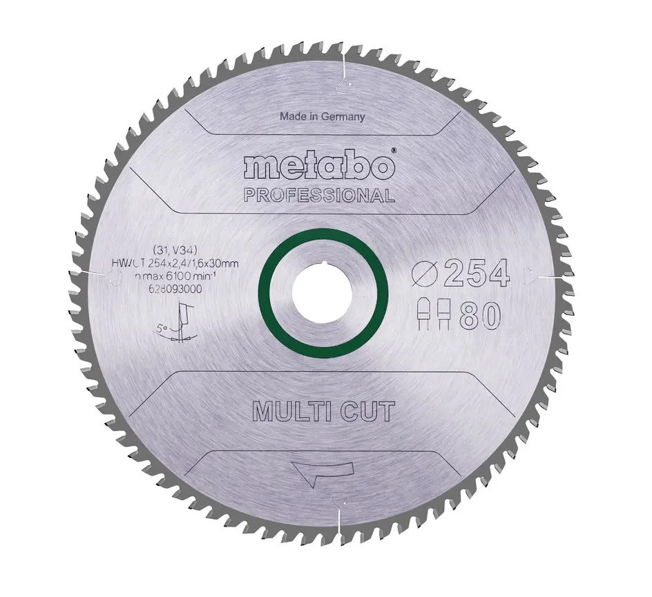 Metabo - Pilový kotouč 254x30 mm, 80 zubů 628093000