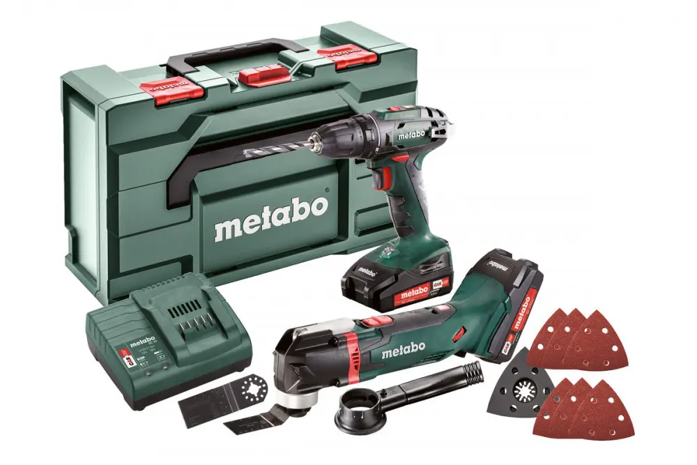 METABO Combo Set 2.6.1 aku vrtačka a oscil. BS 18 + MT 18 LTX, 2x2Ah LiIon 685081000