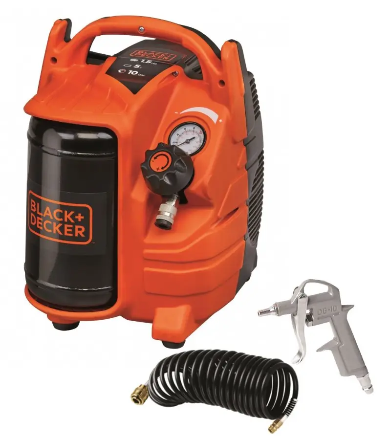 Black+Decker Bezolejový kompresor Black & Decker 195/5-MY