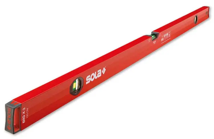 SOLA | Vodováha Big X / Big X 3 (30–200 cm) Délka: 150 cm, Počet libel: 3 libely
