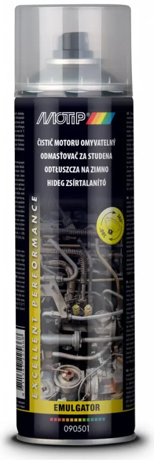MOTIP čistič motorů ve spreji omyvatelný 500ml 090501