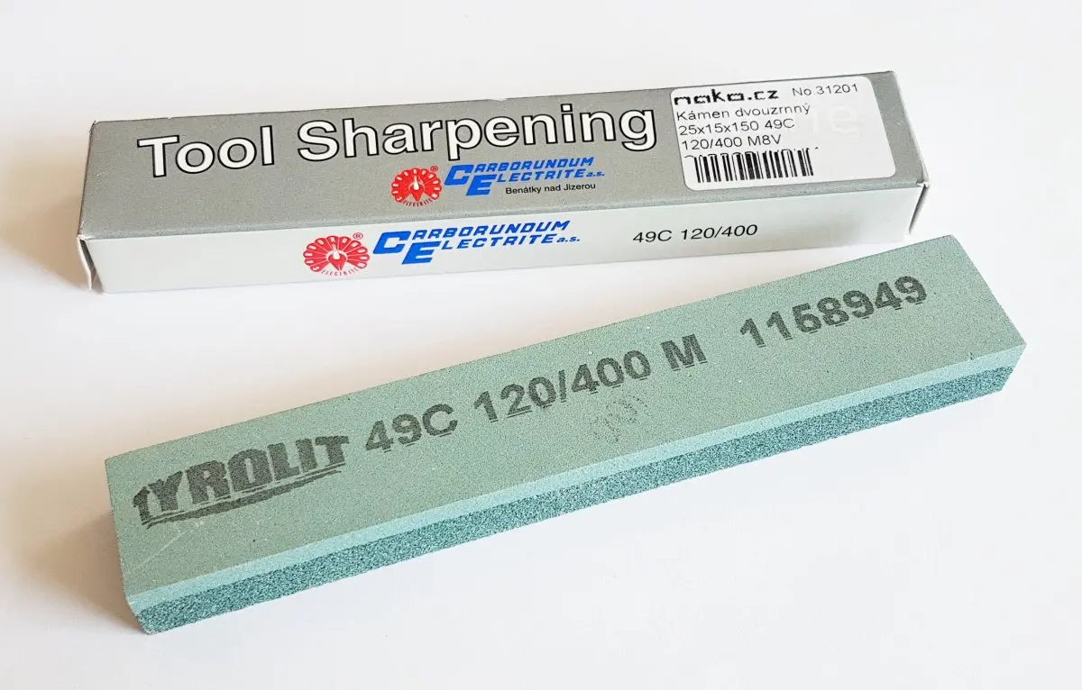 TYROLIT Kámen dvouzrnný 25x15x150 49C 120/400 M8V CARBORUNDUM