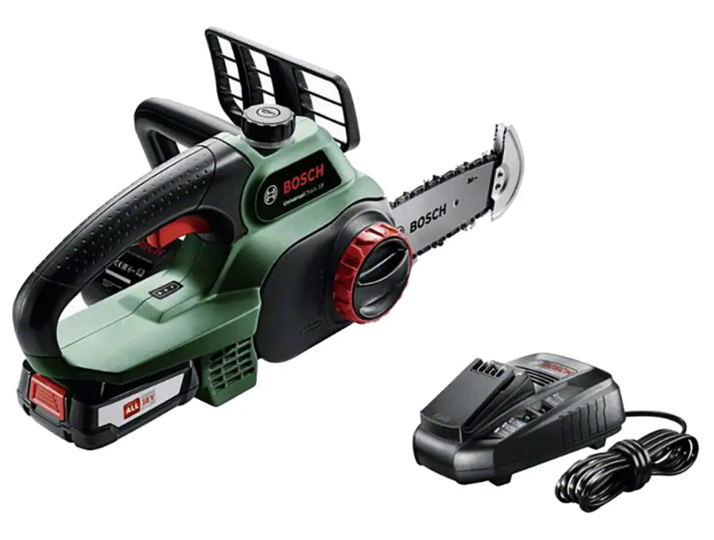 Bosch - 18V AKU řetězová pila 20 cm, 1x aku 2,5 Ah Li-Ion, nabíječka 06008B8000