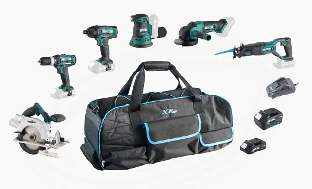 XTline XT-Power XT102600 AKU sada nářadí 18 V, 10 dílná