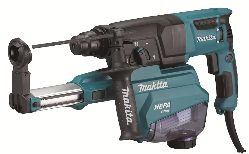 Makita - Kombinované kladivo 800 W, s integrovaným odsáváním prachu HR2652