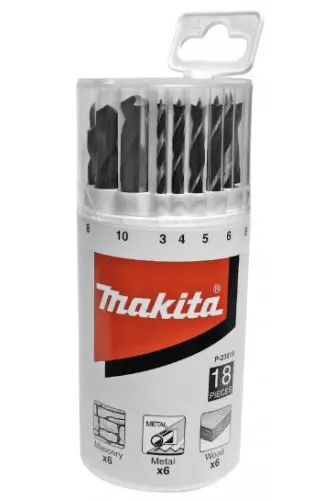 Makita - 18dílná sada vrtáků P-23818