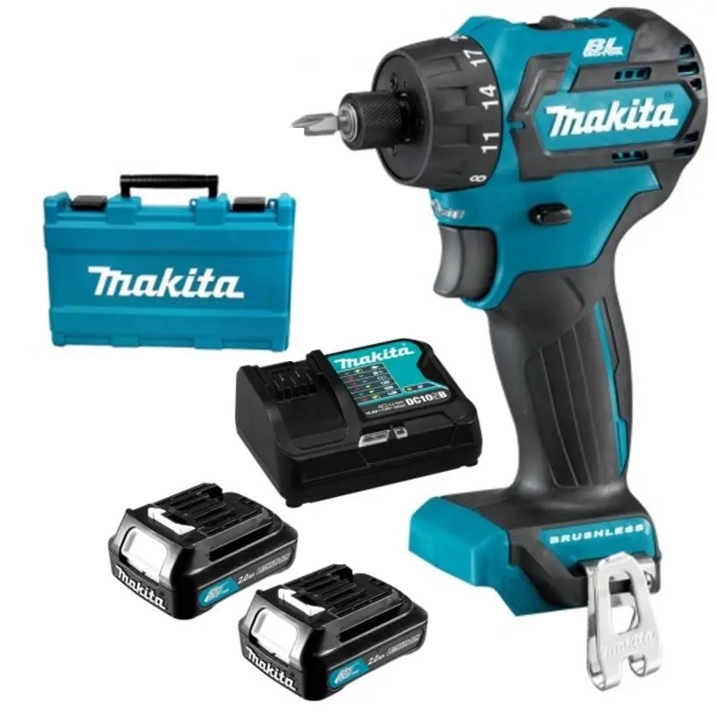 Makita - 12V AKU vrtací šroubovák, 2x aku 2,0 Ah, nabíječka DF032DSAE