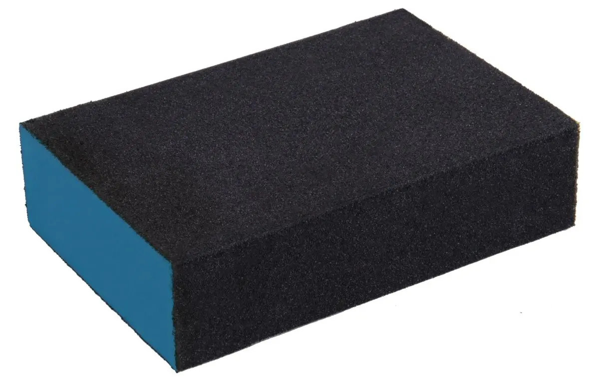 Brusná houba, 100 × 70 × 25 mm, P180, čtyřstranná, abrazivo-korund EXTOL PREMIUM 8803666