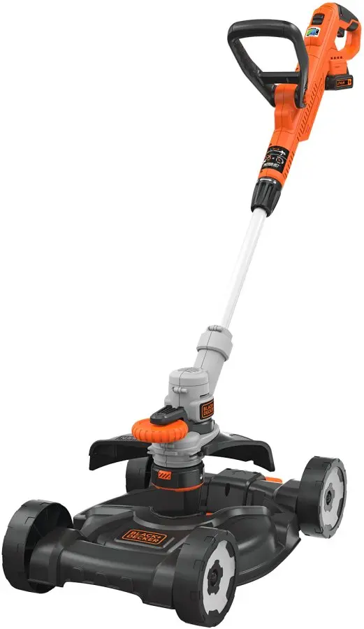 BLACK+DECKER - 18V AKU multifunkční strunová sekačka, záběr 28 cm, 1x aku 2,0 Ah Li-ion STC1820CM-QW