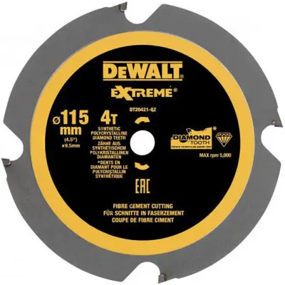 DeWALT - Pilový kotouč 115x9,5 mm, 4 zuby DT20421