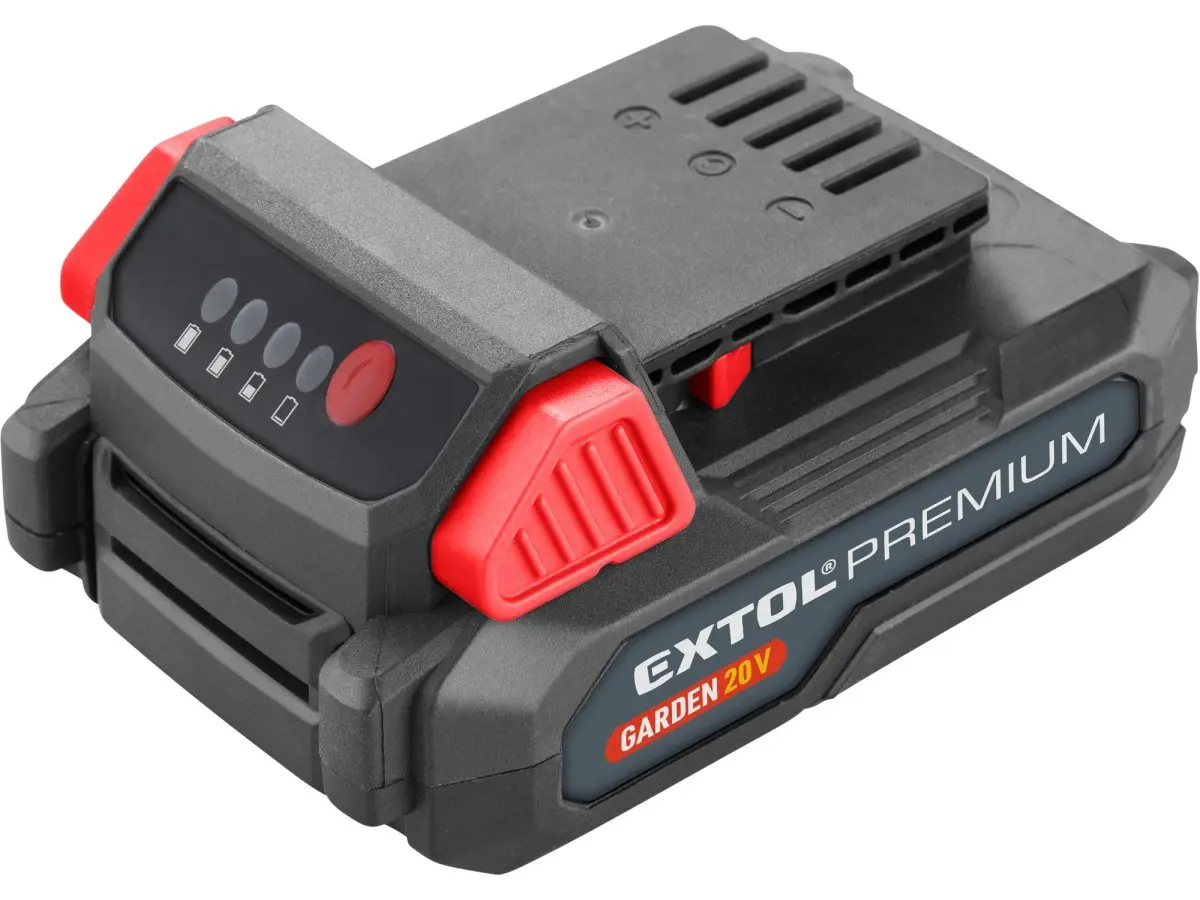 Baterie akumulátorová GARDEN20 V, 20 V Li - ion, 2000 mAh EXTOL PREMIUM 8895780