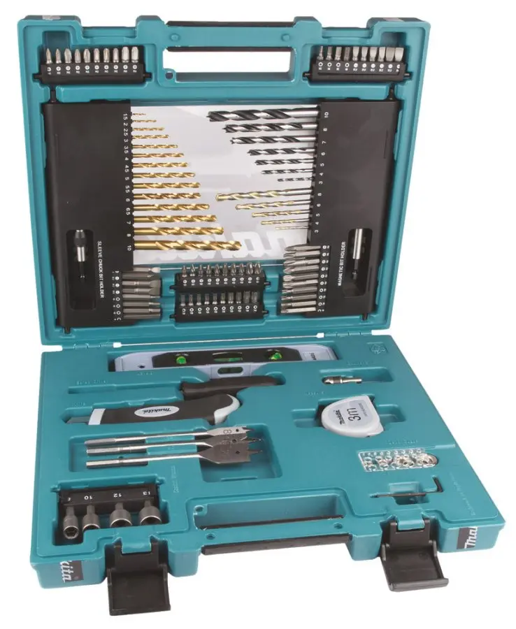 Makita - 104dílná sada bitů a vrtáků D-31778