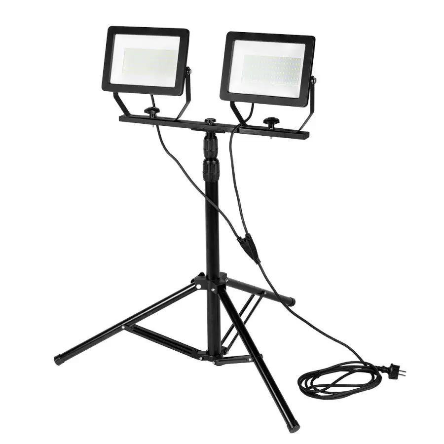 NEO TOOLS 99-096 LED dvojitý reflektor 17000lm 2x100W se stativem 1,8m