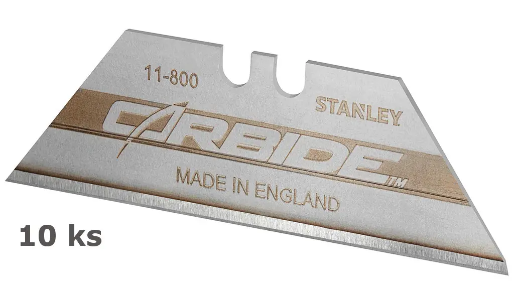 STANLEY 2-11-800 otočné lichoběžníkové čepele karbidové, 10 ks