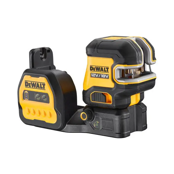 DeWALT - 12/18V AKU zelený křížový laser, bez baterie a nabíječky DCE825NG18
