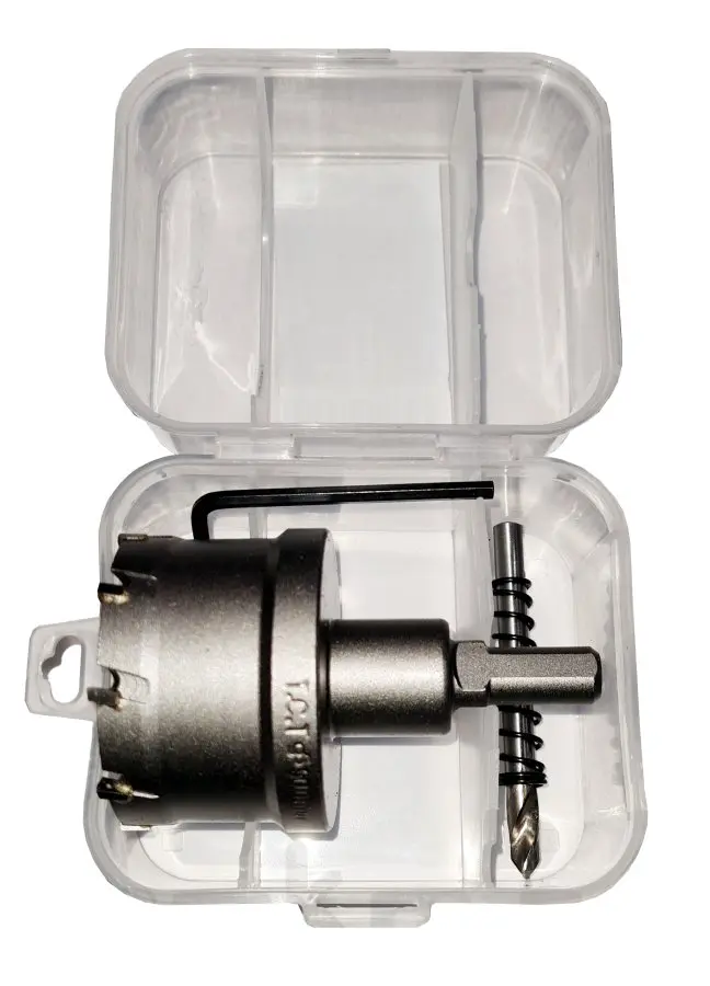 XTline P11600 korunka 120mm vykružovací na ocel, vidiová se středícím vrtákem
