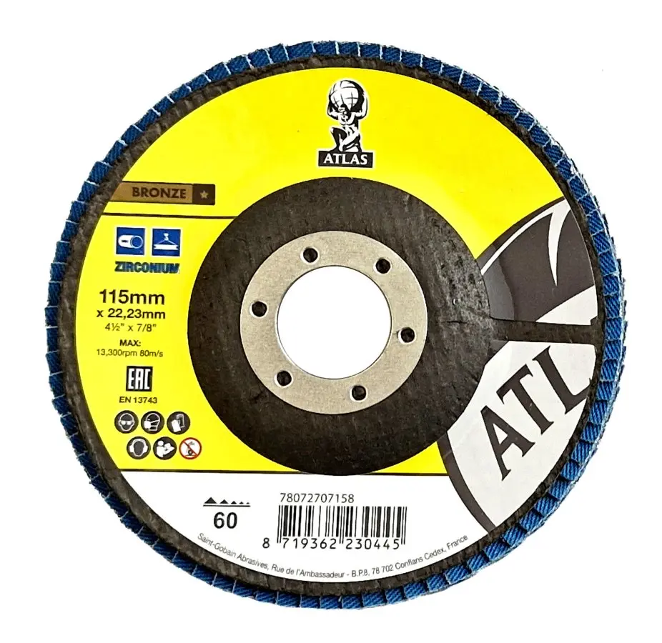 ATLAS FLD FDFT 115x22.2 P80 KX663 lamelový kotouč 78072707159