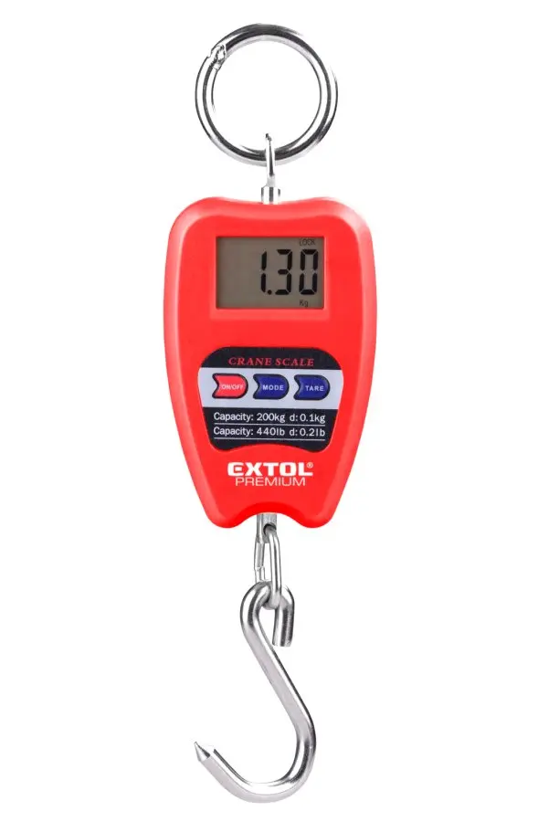 EXTOL PREMIUM 8822000 váha závěsná digitální, 0,35 - 200kg