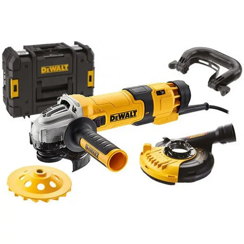 DeWALT DWE4257KT úhlová bruska125mm s regulací otáček, na beton 1500W