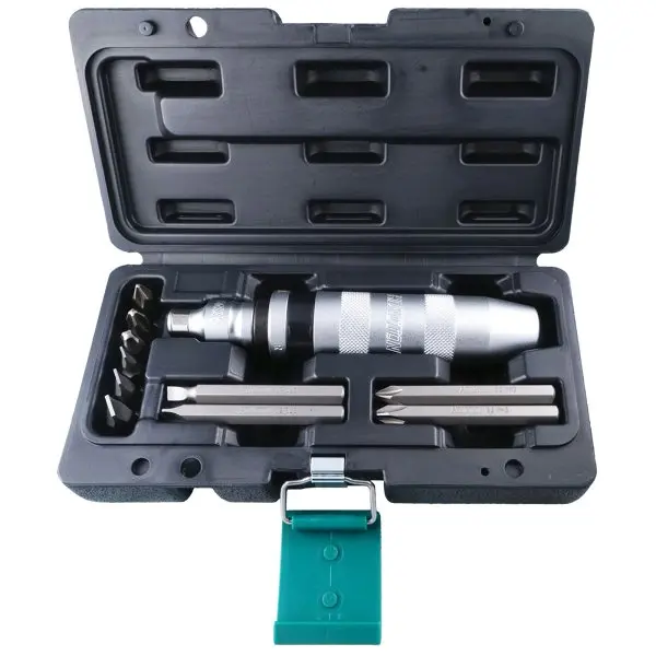HONITON H5-ID0120 úderový šroubovák 1/2" s adaptérem a bity 12 dílů