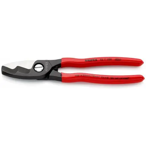 Kabelové nůžky s dvojitým břitem potaženo plastem 200 mm - 9511200