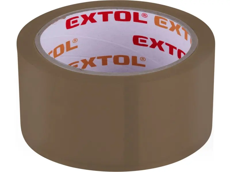 EXTOL PREMIUM 8856325 páska lepicí tichá hnědá 48mm x 66m x 0,050mm PP/akryl