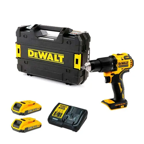 Aku příklepová vrtačka DeWALT DCD709D2T bezuhlíková 18V 2x aku Li-ion 2,0Ah