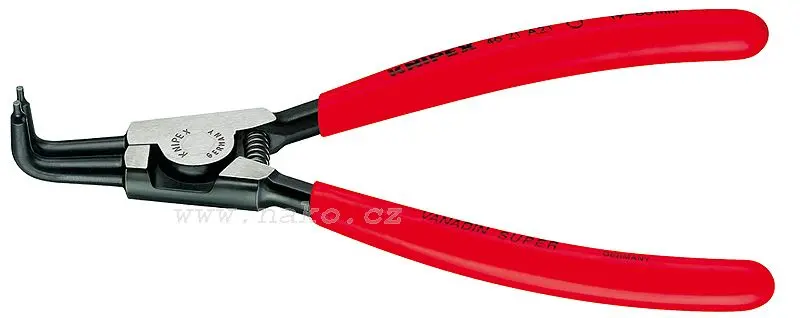 Kleště na pojistné kroužky 170 mm, vnější zahnuté. Knipex 46 21 A21 - DIN 5254 46 21 A21
