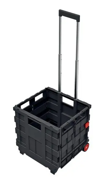 Kistenberg Skládací přepravka s madlem CART T červená 39,6x37x100,8cm