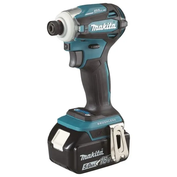 Makita - 18V AKU rázový utahovák, 2x aku 5,0 Ah LXT, nabíječka DTD172RTJ