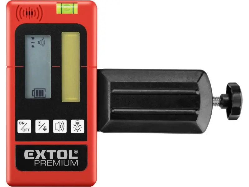 EXTOL PREMIUM 8823390 přijímač - detektor laser. paprsku, červeného i zeleného