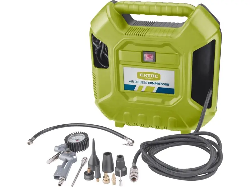 Pístový kompresor Extol, 1100 W